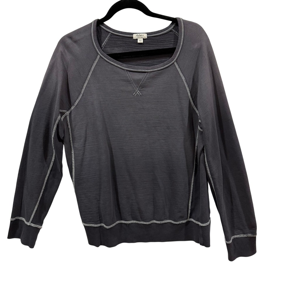 Dylan Gray Sweatshirt Extra Large Crew Neck Long Sleeve Cotton Blend